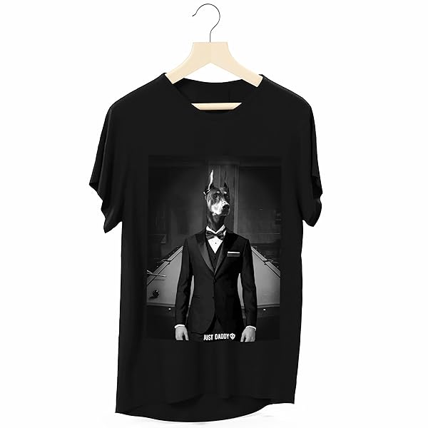 Just Daddy Cane T Shirt Black - Image 3