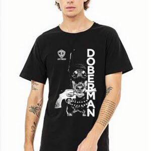 Just Daddy Doberman T Shirt Black