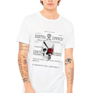 Just Daddy Gazzetta T Shirt White